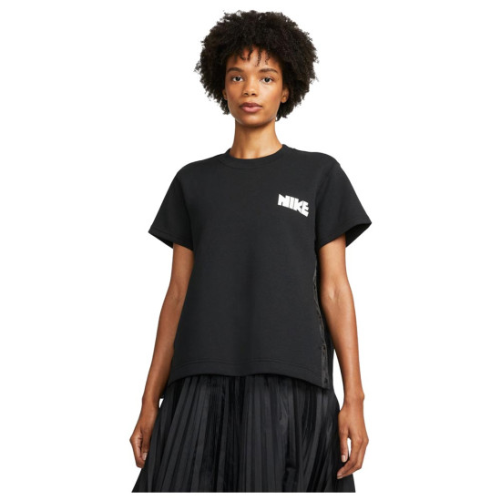 Nike Γυναικεία κοντομάνικη μπλούζα x sacai SS Fleece Top